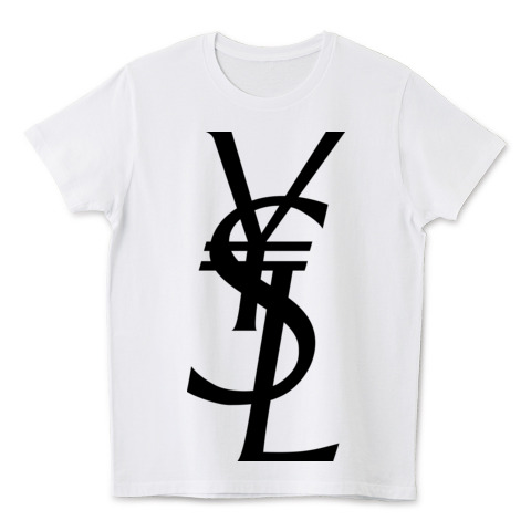 新作】YSL（イブサンローラン）ロゴ パロディTシャツ: Design Junkie